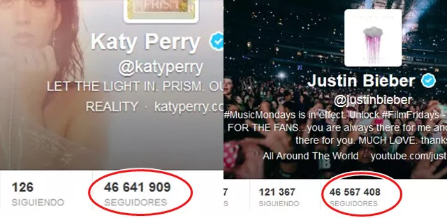 katy perry y justin bieber twitter