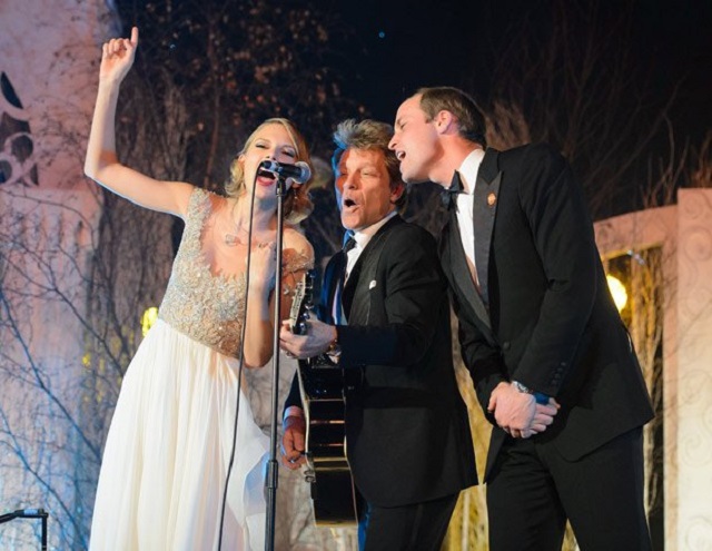 El príncipe Guillermo canta con Taylor Swift y Bon Jovi El príncipe Guillermo canta con Taylor Swift y Bon Jovi