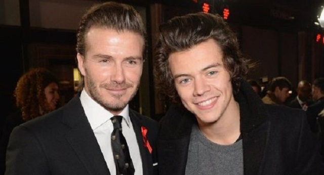 Harry Styles conoce a David Beckham, su ídolo Harry Styles conoce a David Beckham, su ídolo