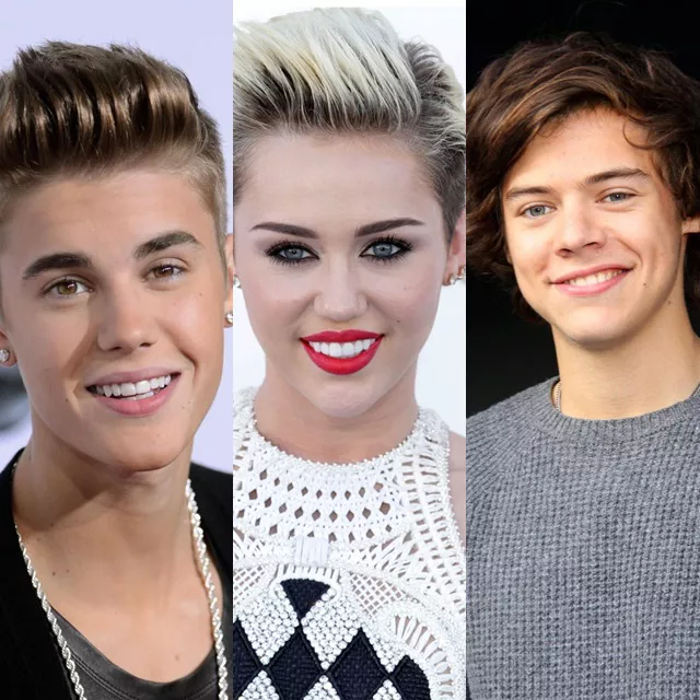 justin bieber miley cyrus harry styles