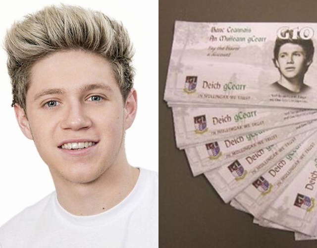 Niall Horan tendrá monedas con su cara Niall Horan tendrá monedas con su cara