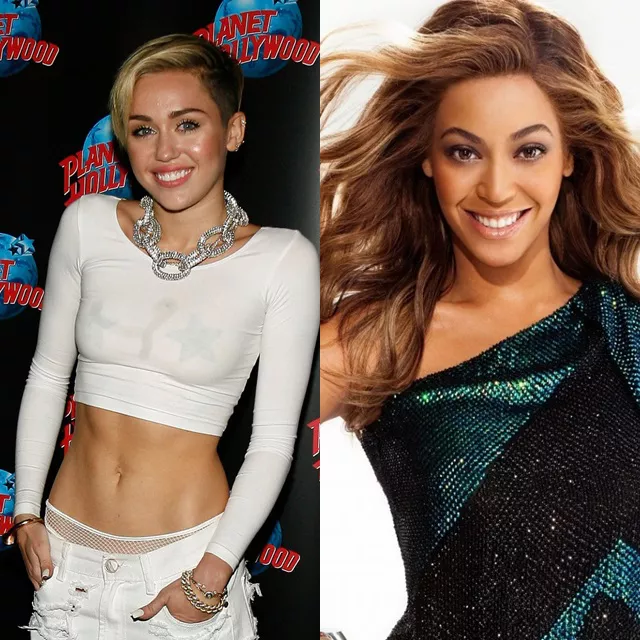 miley cyrus y beyonce