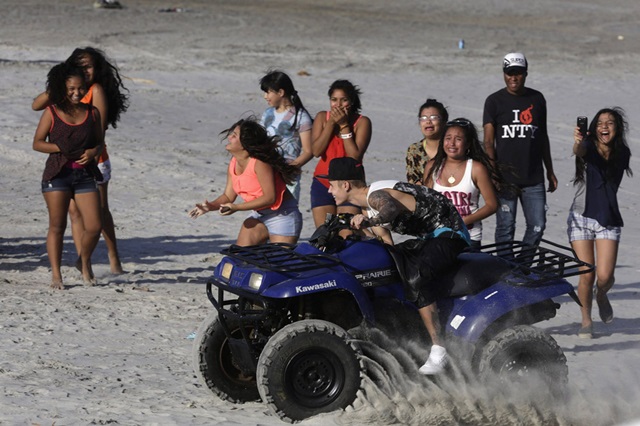 Justin Bieber graba su nuevo videoclip en una playa de Panamá Justin Bieber graba su nuevo videoclip en una playa de Panamá