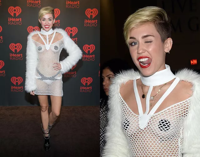 miley cyrus enseña los pezones