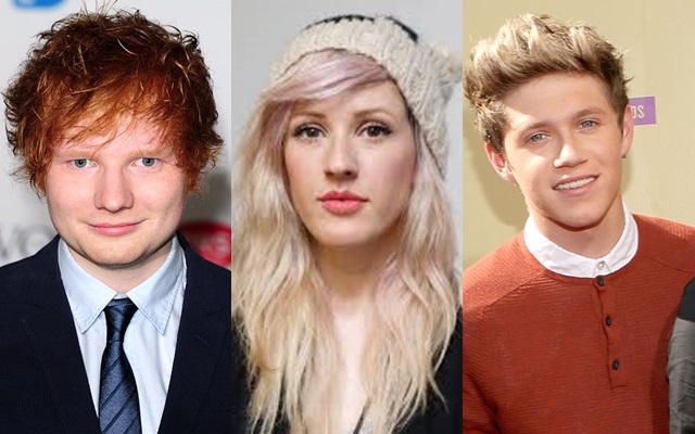 Ed Sheeran acusa a Ellie Goulding de serle infiel con Niall Horan en una nueva canción