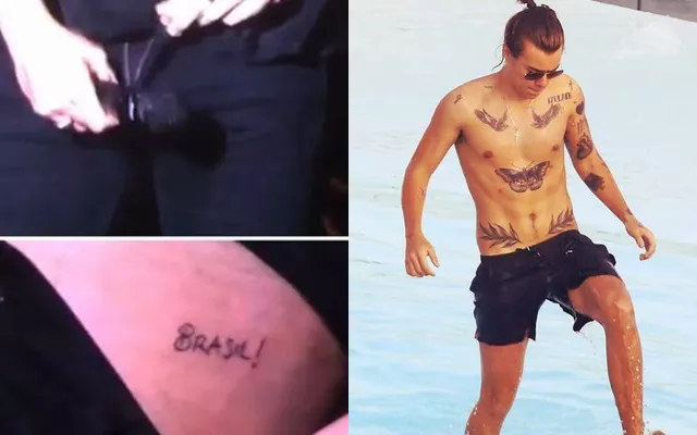 harry styles nuevo tatuaje brasil