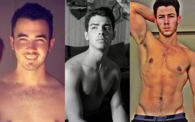 jonas brothers sin camiseta