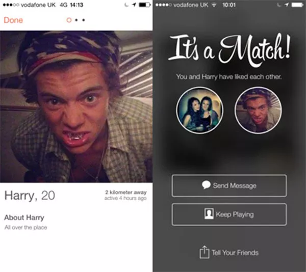 tinder harry styles