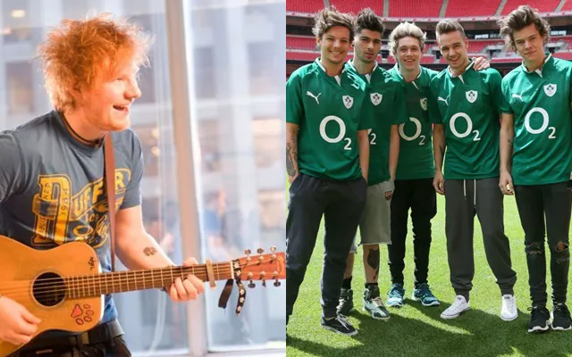 ed sheeran y one direction