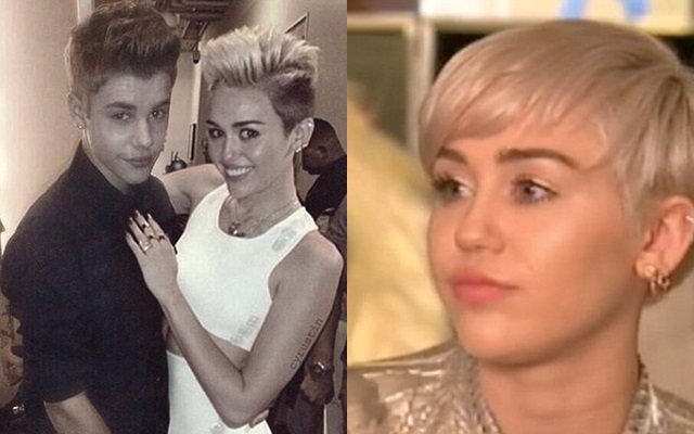 Miley Cyrus defiende a Justin Bieber Miley Cyrus defiende a Justin Bieber