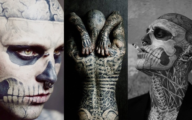 Las mejores fotos de Rick Genest, 'el chico zombie' 