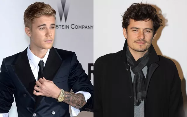 orlando bloom y justin bieber