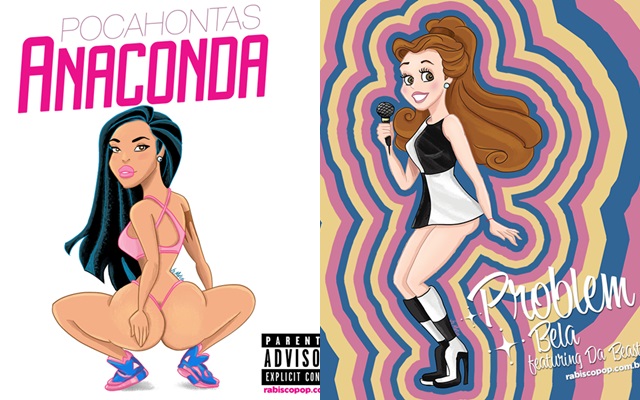 Cantantes convertidas en princesas Disney Cantantes convertidas en princesas Disney