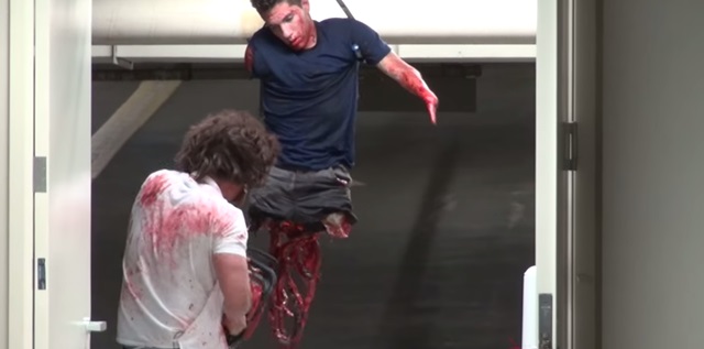 Macabra broma de Halloween, triunfa en Internet Macabra broma de Halloween, triunfa en Internet