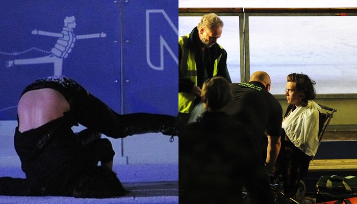 Harry Styles se lesiona el brazo patinando sobre hielo Harry Styles se lesiona el brazo patinando sobre hielo