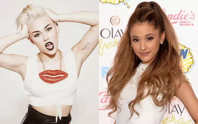 miley cyrus ariana grande