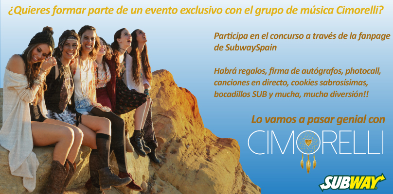 ¡Participa en el sorteo de 20 entradas VIP para conocer a Cimorelli! ¡Participa en el sorteo de 20 entradas VIP para conocer a Cimorelli!