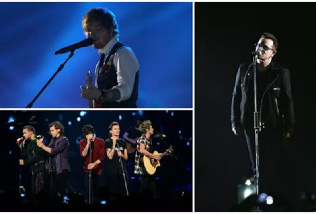 Ed Sheeran y One Direction cantan contra el ébola