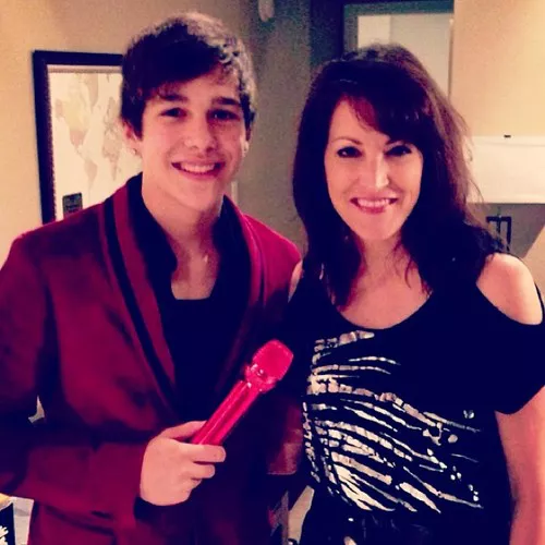 austin mahone y su madre