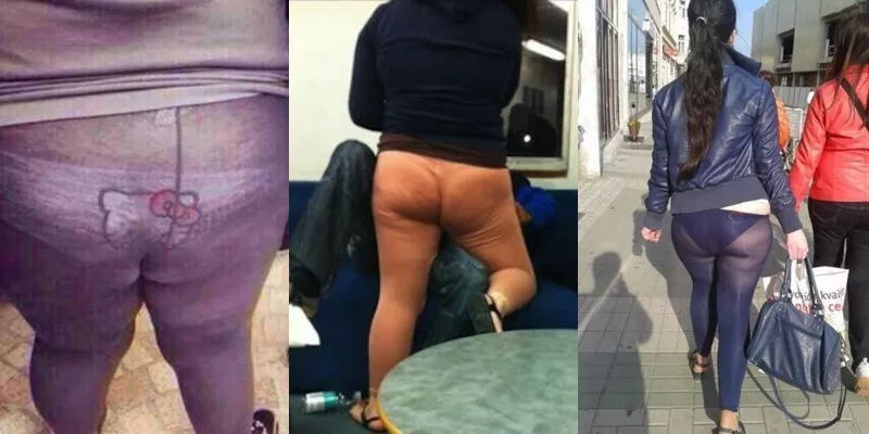 peores fotos mujeres con leggins