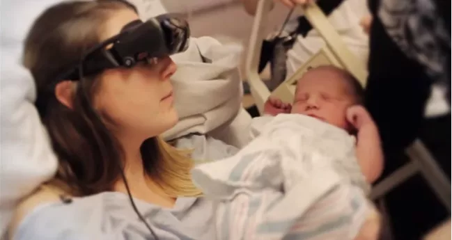 ¿Cómo reacciona un ciego al ver por primera vez a su hijo?