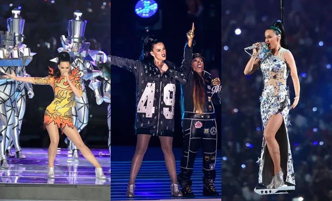 Katy Perry lo da todo en la Super Bowl