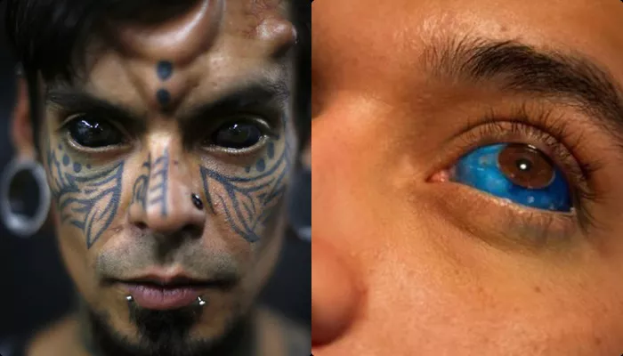 ojos tatuados