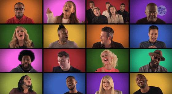 Jimmy Fallon recluta a los famosos para una canción Jimmy Fallon recluta a los famosos para una canción