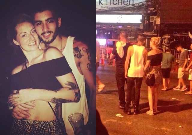 Zayn Malik pillado en Tailandia con una chica rubia