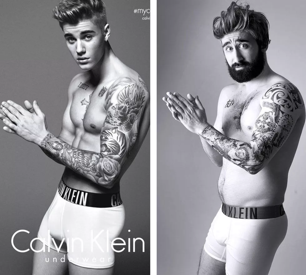 hombre parodia justin bieber