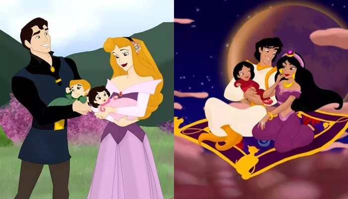 princesas disney madres