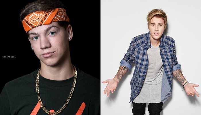 Taylor Caniff se mete con Justin Bieber y las fans arremeten contra él