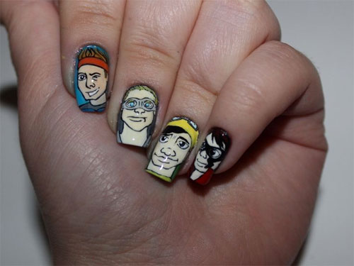 Los mejores diseños de uñas dedicados a 5 Seconds Of Summer