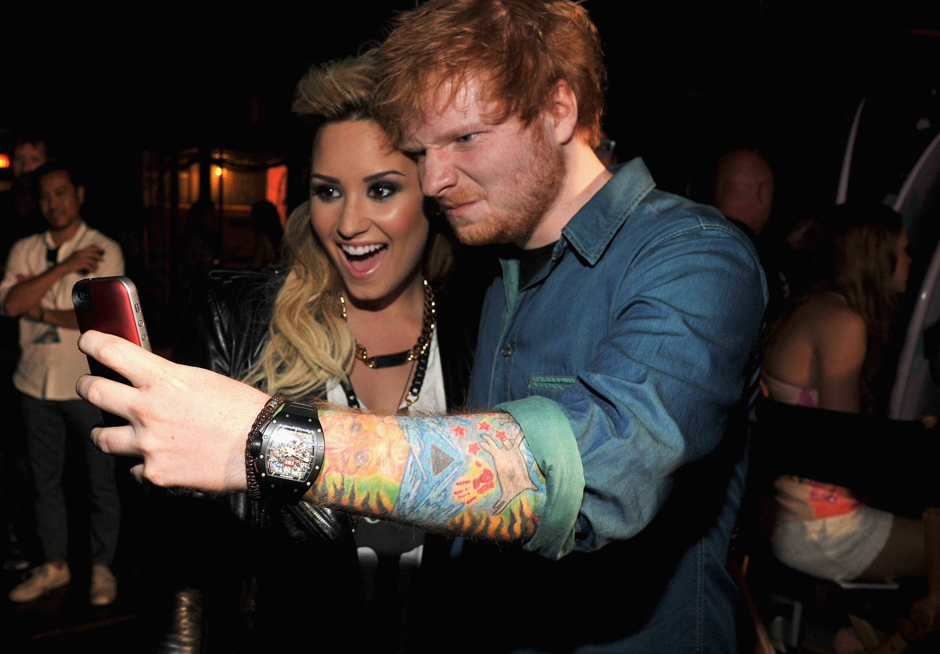 Demi Lovato quiere que Ed Sheeran cante en su boda Demi Lovato quiere que Ed Sheeran cante en su boda