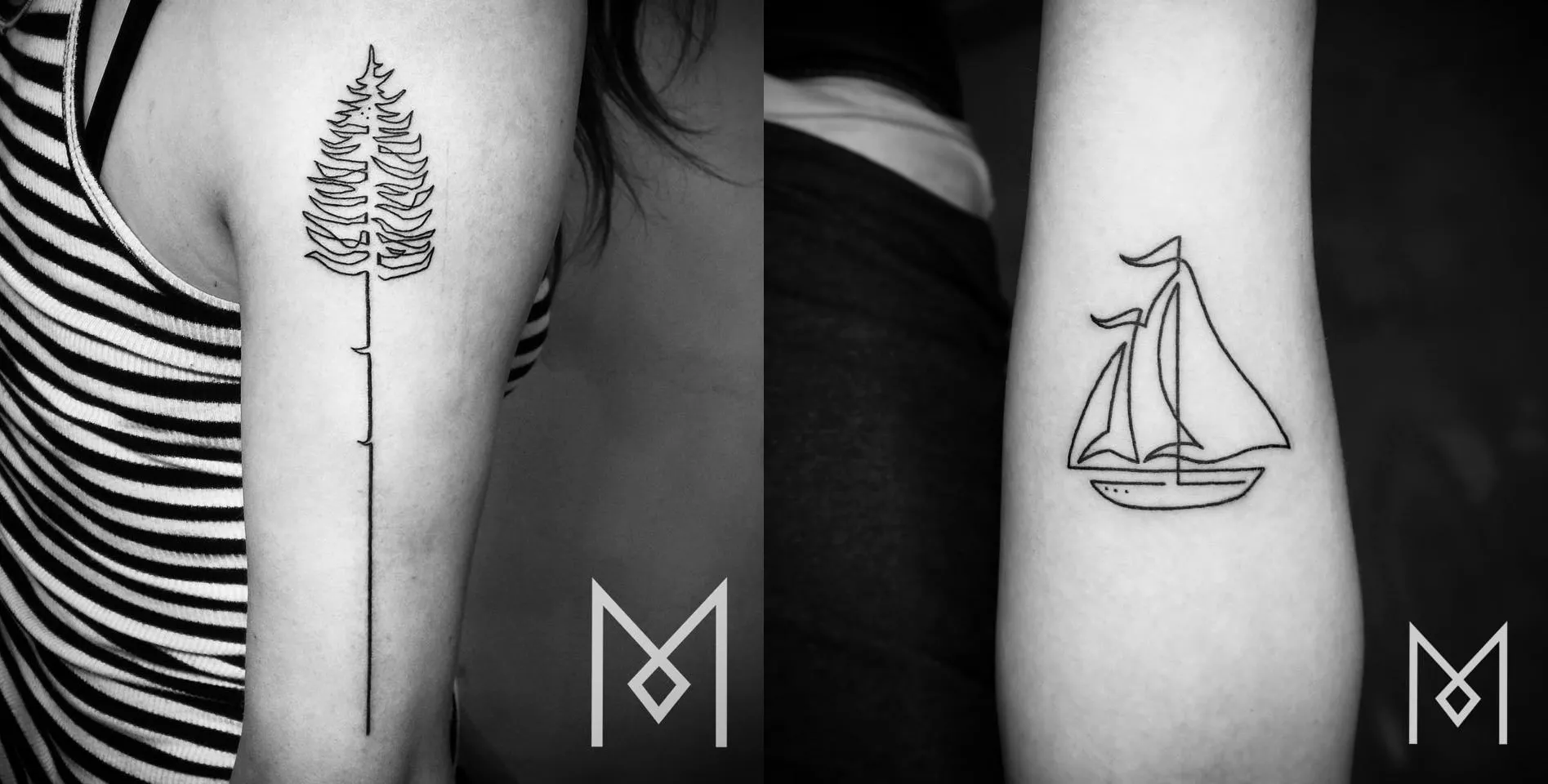 tatuajes de una sola linea