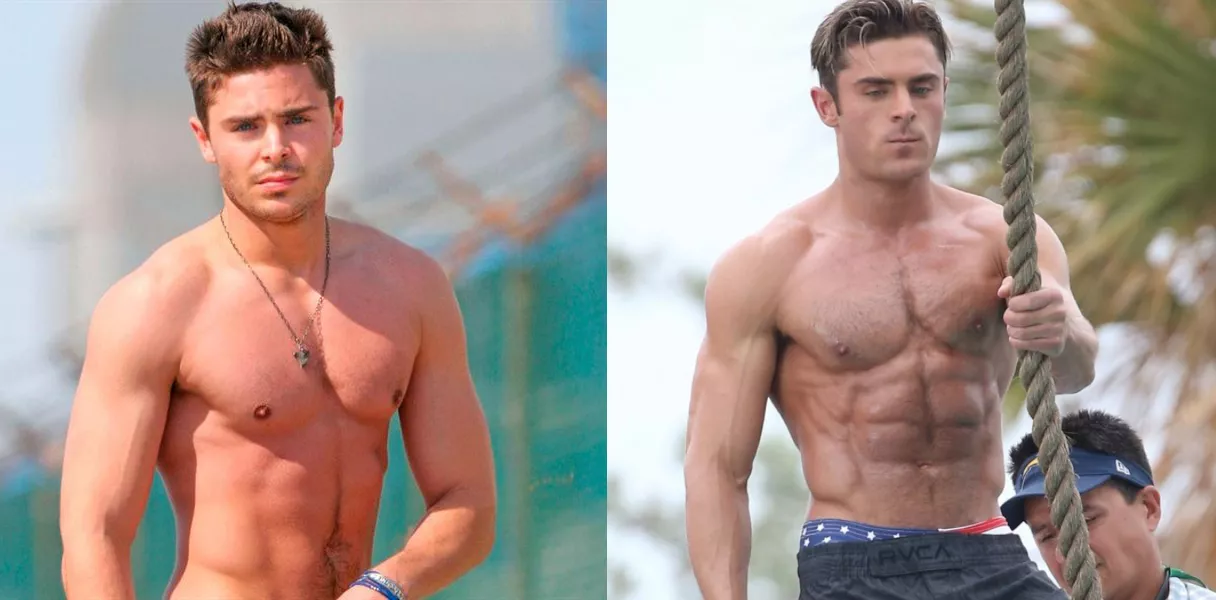 zac efron sin camiseta