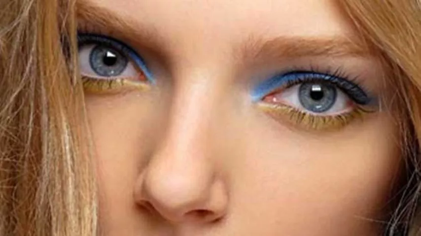 tendencia sombra de ojos azul