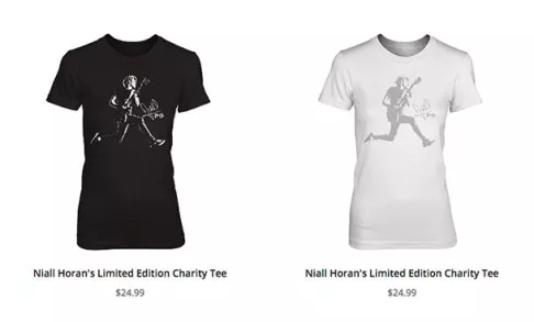 camiseta solidaria niall horan 