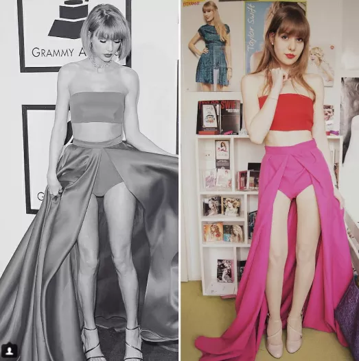 fan de taylor swift copia todos sus outfits