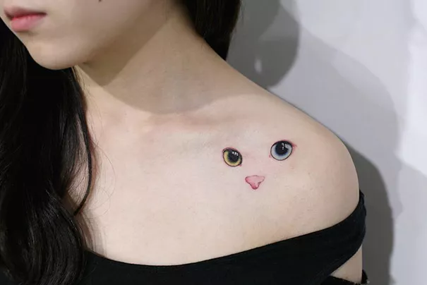 ideas de tatuajes de gatos