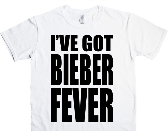 Justin Bieber camisetas regalo