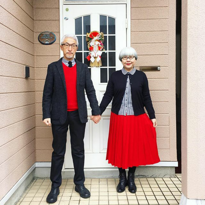 Estos abuelitos llevan 37 años vistiendo a juego Estos abuelitos llevan 37 años vistiendo a juego