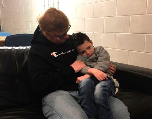 Ed Sheeran cumple el último deseo de un niño enfermo terminal de 6 años