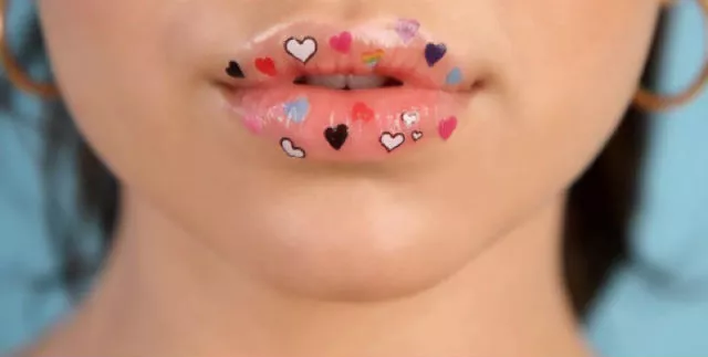 temporary Lip tattoos