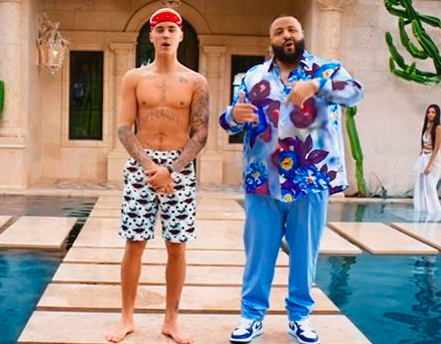 Justin Bieber sin camiseta en el vídeo de 'I'm The One' de DJ Khaled