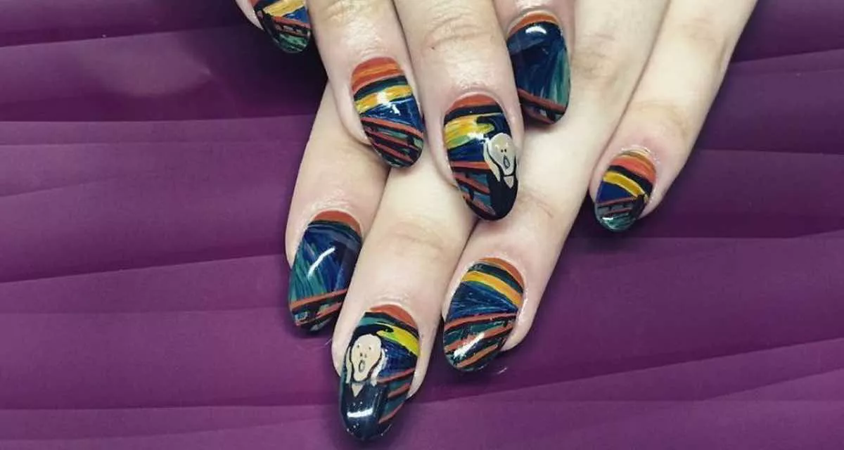 uñas inspiradas en obras de arte