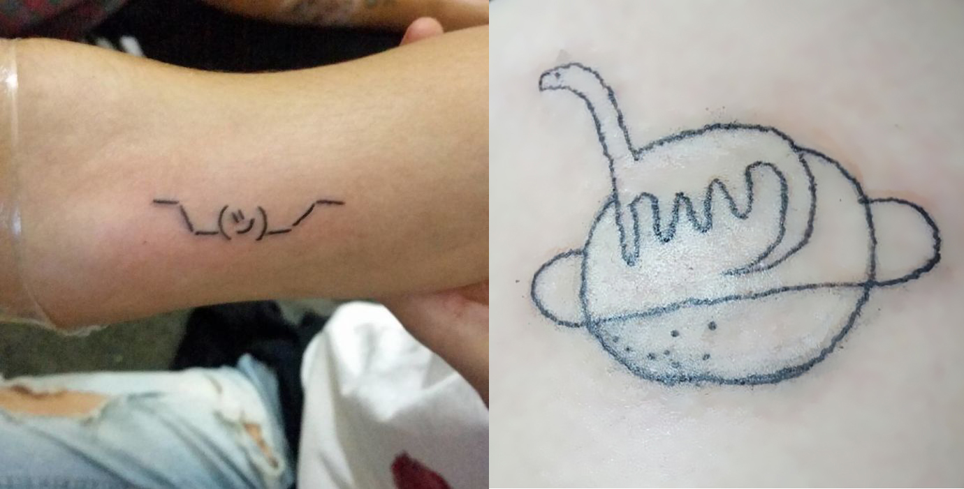 Todos aman los tatuajes de esta tatuadora que no sabe dibujar