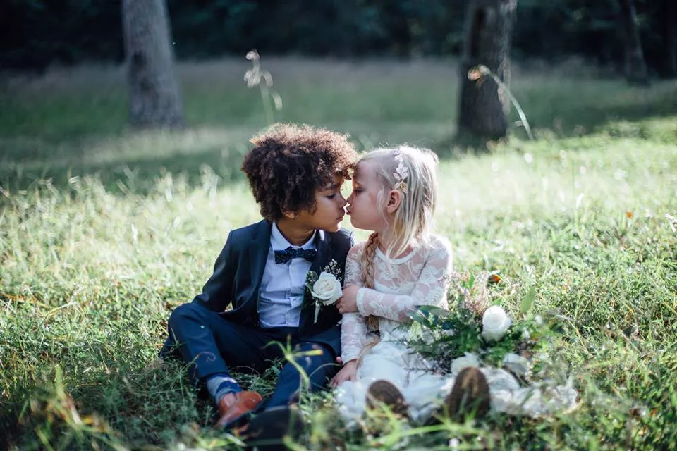 fotos de boda entre dos niños