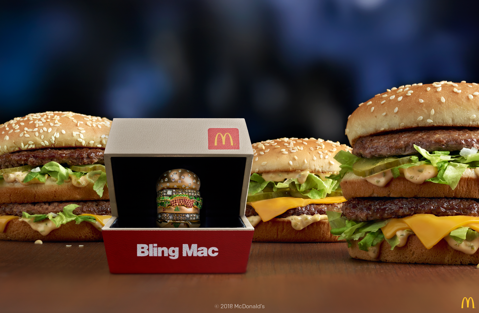 El Big Mac se convierte en un anillo de diamantes
