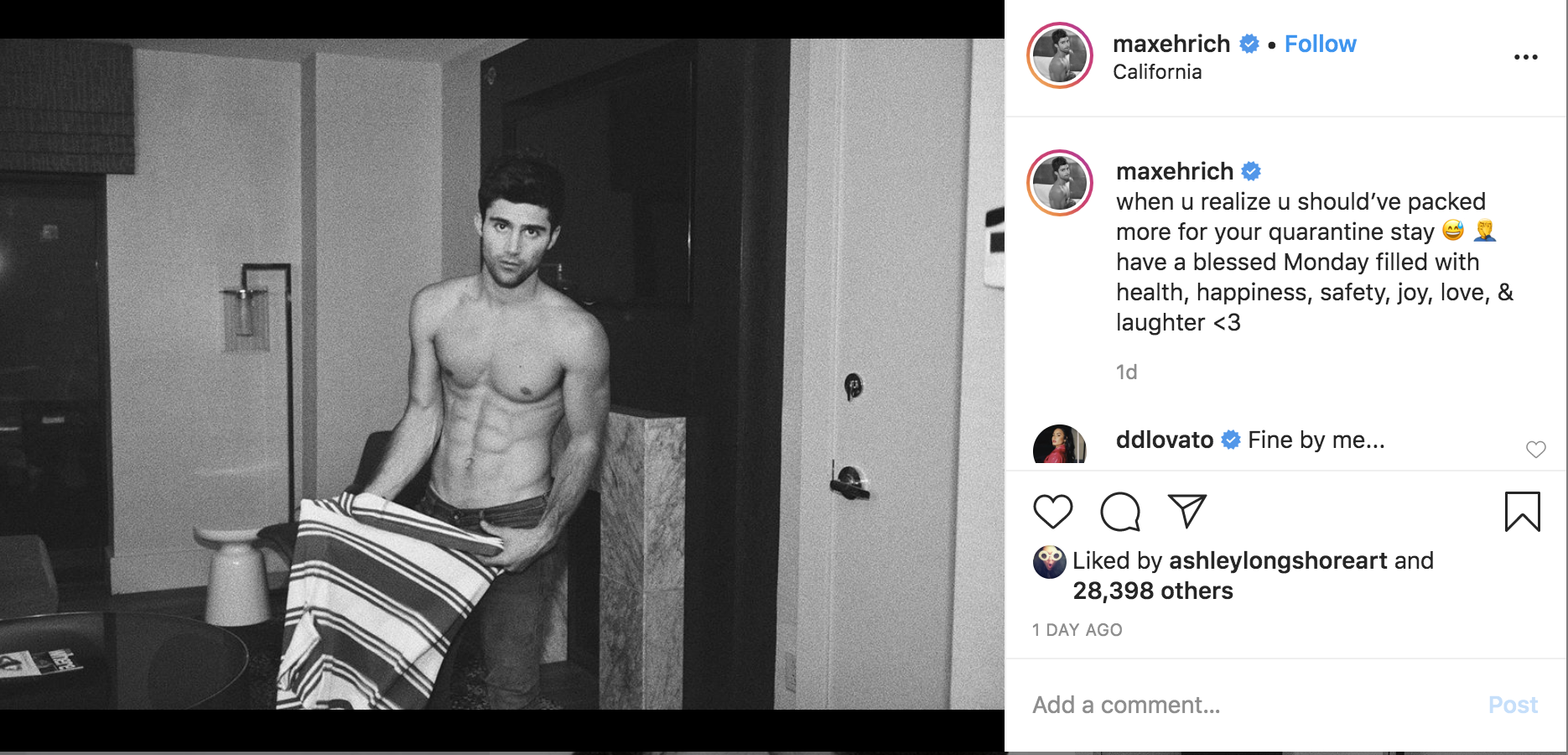 Todo lo que hay que saber sobre el supuesto nuevo novio de Demi Lovato, Max Ehrich